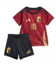 Günstige Belgien Romelu Lukaku #10 Heimtrikotsatz Kinder EM 2024 Kurzarm (+ Kurze Hosen)